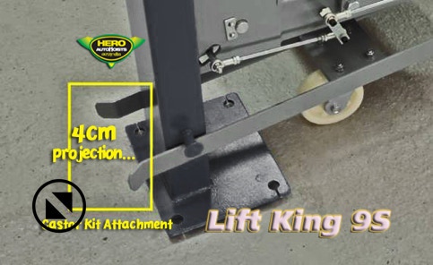 Lift King Castor Kit: projection for 9, 9S and 9HL