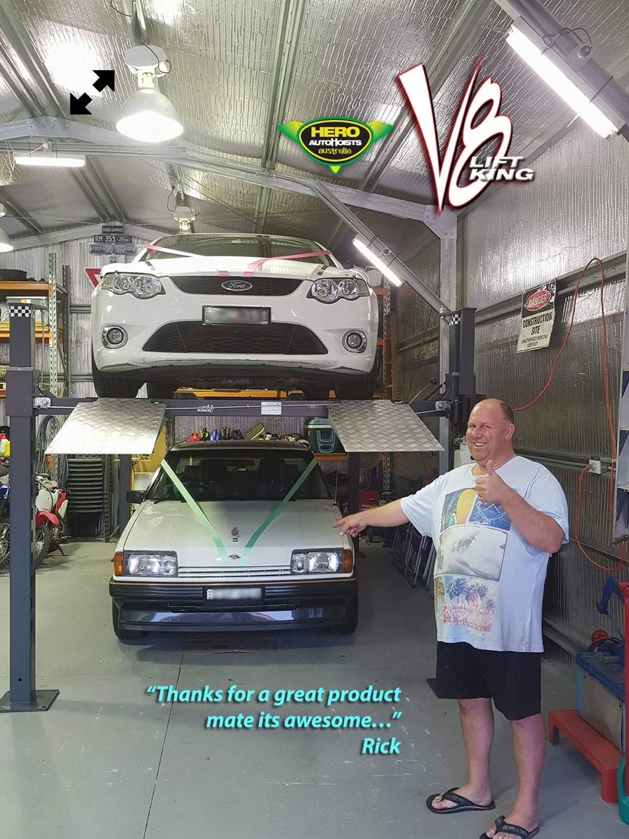 Lift King V8 4-Post Hoist - another happy customer...