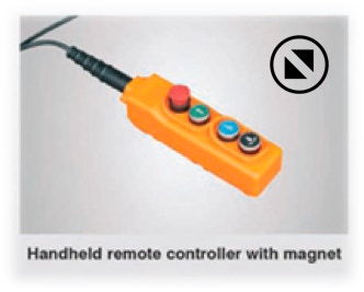 Magnetised, easy to use Wired Remote Control